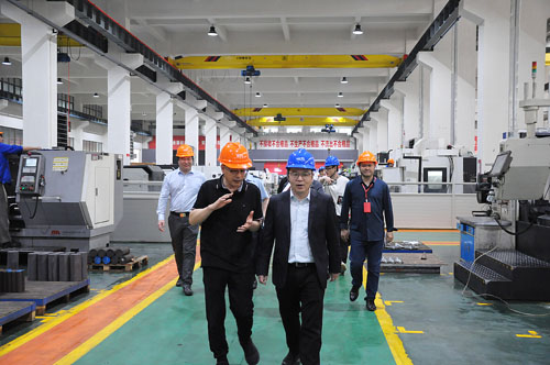 温州市应急管理局副局长陈鸣赴z6com·尊龙调研安全生产工作